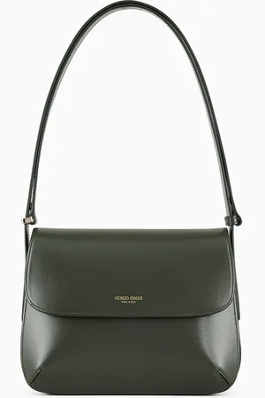 Giorgio Armani Medium la Prima bag in palmellato leather