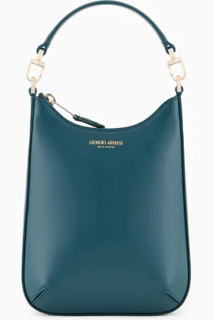 Giorgio Armani Mini la Prima vertical leather hobo bag