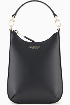 Giorgio Armani Mini la Prima vertical leather hobo bag