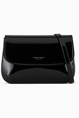 Giorgio Armani Patent leather La Prima mini shoulder bag