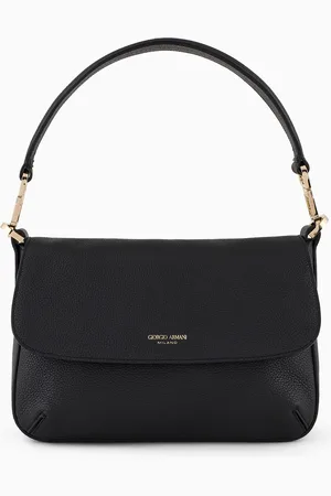 Giorgio Armani Small la Prima Soft bag in pebbled leather