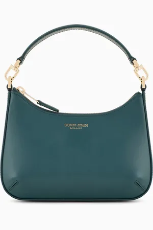 Giorgio Armani Leather la Prima mini hobo bag
