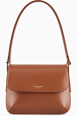 Giorgio Armani Medium la Prima bag in palmellato leather