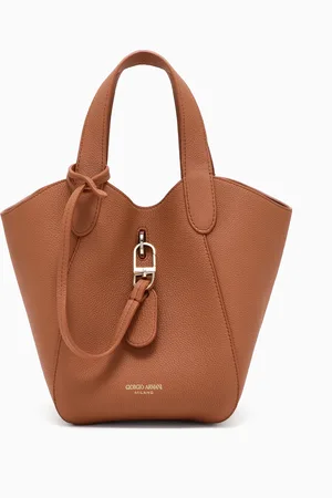Giorgio Armani Small pebbled leather handbag