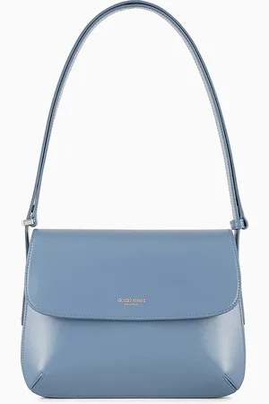 Giorgio Armani Medium la Prima bag in palmellato leather