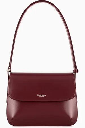 Giorgio Armani Medium la Prima bag in palmellato leather