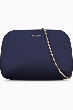 Giorgio Armani Satin la Prima clutch bag