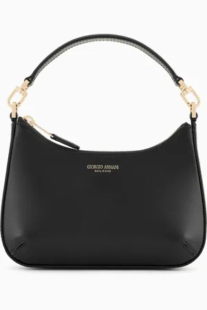Giorgio Armani Leather la Prima mini hobo bag