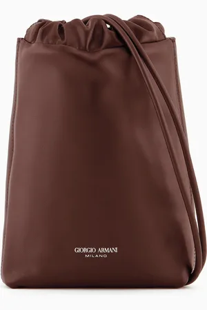 Giorgio Armani Small pouch bag in nappa leather