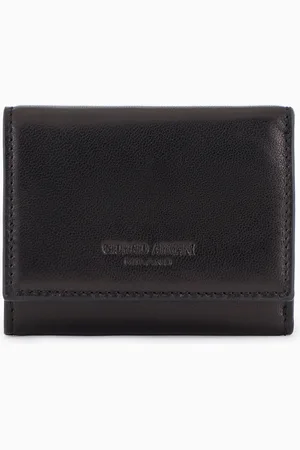 Giorgio Armani Nappa-leather trifold wallet