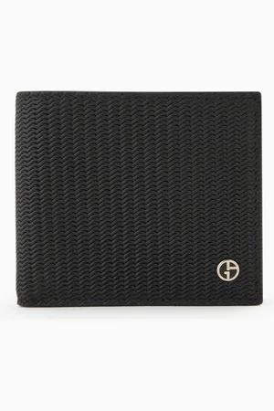 Giorgio Armani Bifold wallet in embossed leather