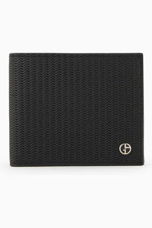 Giorgio Armani Bifold wallet in embossed leather