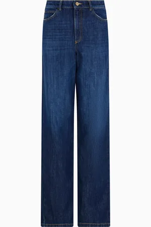 Emporio Armani J4B mid/high-rise straight-leg, denim jeans
