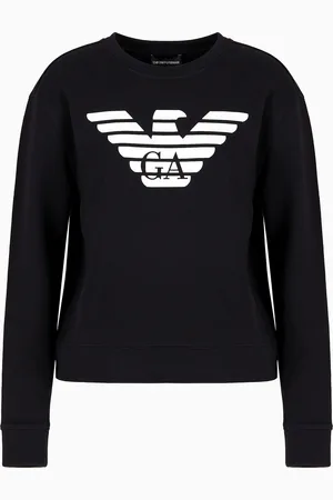 Emporio Armani ASV organic jersey sweatshirt with logo