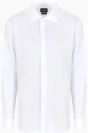 Giorgio Armani Regular-fit luxury cotton shirt