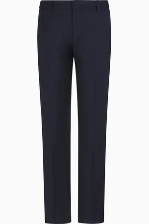 Emporio Armani Lightweight virgin wool-blend twill chinos