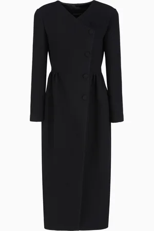 Emporio Armani Moon Capsule collection virgin wool blend cover fabric coat