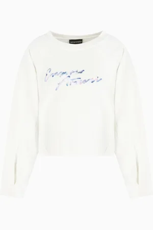 Emporio Armani ASV French terry jersey sweatshirt with logo