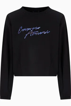 Emporio Armani ASV French terry jersey sweatshirt with logo