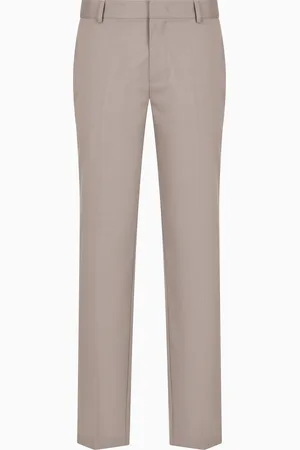 Emporio Armani Lightweight virgin wool-blend twill chinos