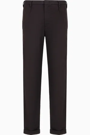 Emporio Armani Compact cotton chinos