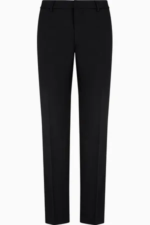 Emporio Armani Lightweight virgin wool-blend twill chinos