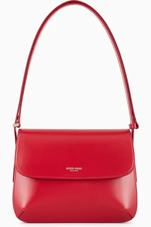 Giorgio Armani Medium la Prima bag in palmellato leather