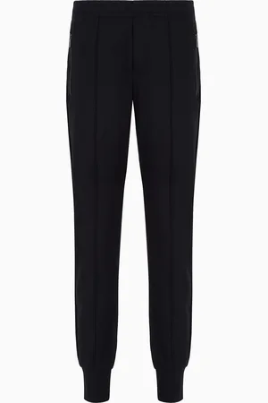 Emporio Armani Ponte-di-Roma fabric joggers
