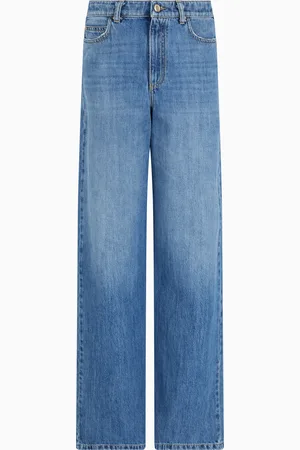 Emporio Armani J4B mid/high-rise straight-leg, denim jeans