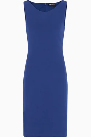 Emporio Armani Ottoman jersey sheath dress