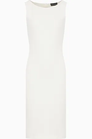 Emporio Armani Ottoman jersey sheath dress