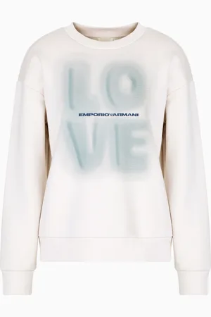 Emporio Armani ASV sweatshirt with oversized print from the Peace capsule collection
