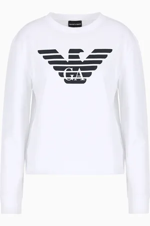 Emporio Armani ASV organic jersey sweatshirt with logo