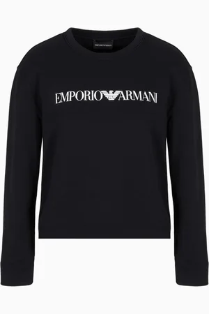 Emporio Armani ASV organic jersey sweatshirt with logo