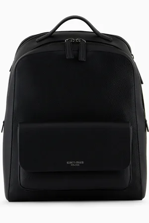Giorgio Armani Round leather backpack