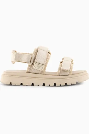 Emporio Armani Webbing double-band sandals