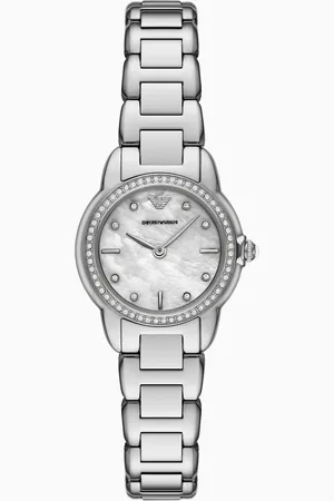Emporio Armani Two-Hand Stainless Steel Watch