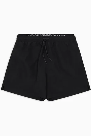Emporio Armani ASV logoband recycled fabric swim shorts