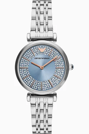 Emporio Armani Two-Hand Stainless Steel Watch
