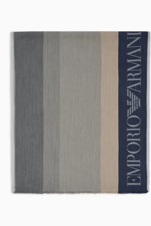 Emporio Armani Stole with multicoloured vertical bands