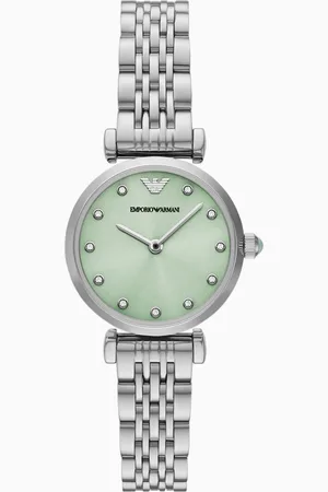 Emporio Armani Two-Hand Stainless Steel Watch