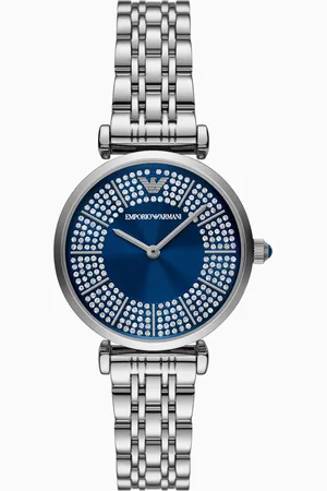Emporio Armani Two-Hand Stainless Steel Watch