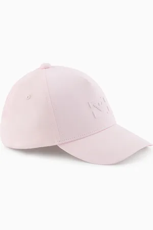 Emporio Armani ASV organic cotton eagle embroidered baseball cap