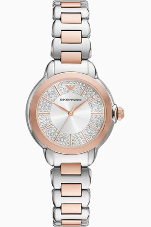 Emporio Armani Three-Hand Two-Tone Stainless Steel Watch