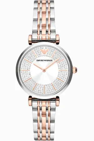 Emporio Armani Two-Hand Two-Tone Stainless Steel Watch