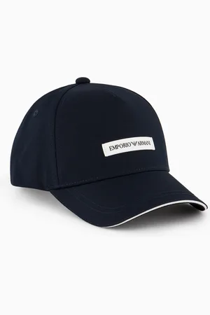 Emporio Armani Canvas baseball cap with patch