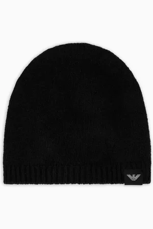 Emporio Armani Pure cashmere, ribbed beanie