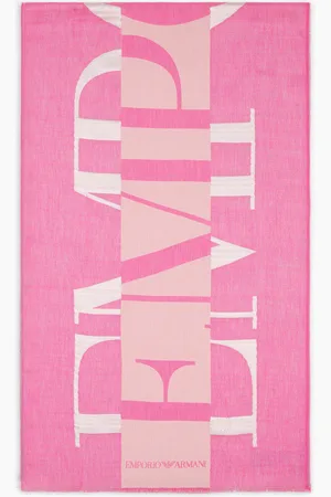 Emporio Armani Stole with oversized jacquard logo