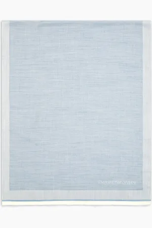 Emporio Armani Stole in a wool and silk blend