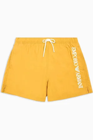 Emporio Armani Swim shorts with vertical logo embroidery